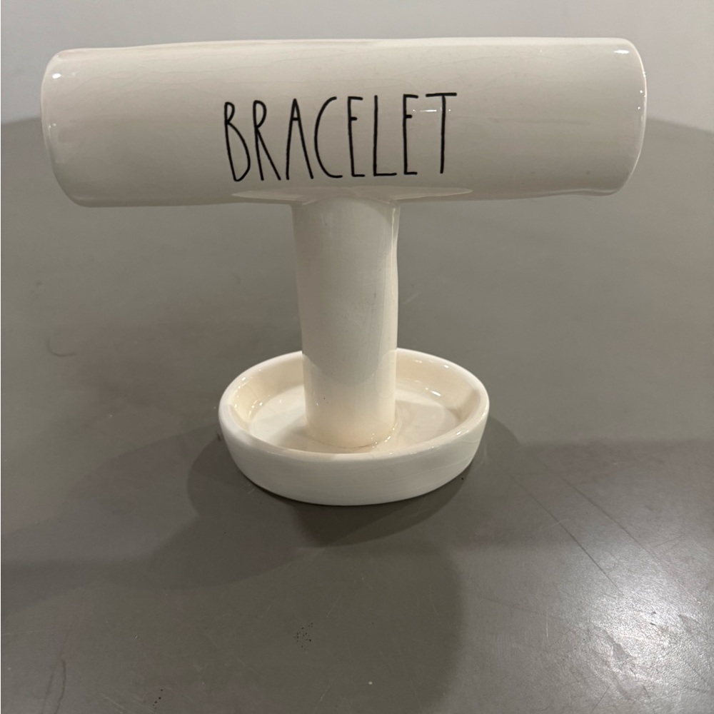 Rae Dunn White Ceramic Bracelet Stand